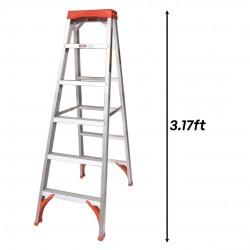 Winner WDS04 Aluminium Double Sided Tanglepruf Ladder 4 Step 966MM/3.17FT