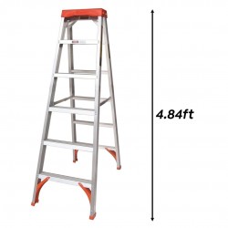 Winner WDS06 Aluminium Double Sided Tanglepruf Ladder 6 Step 1474MM/4.84FT