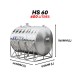 Star HS60 Horizontal With Stand SUS304 Stainless Steel Water Tank 600L/132G Star HS60 Horizontal With Stand SUS304 Stainless Steel Water Tank 600L/132G