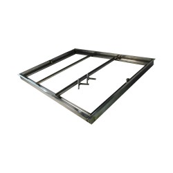 Protect Stainless Steel Manhole Cover 18” (L) x 24” (W) x 1” (H) for Tiling Works