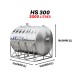 Star HS300 Horizontal With Stand SUS304 Stainless Steel Water Tank 3000L/660G Star HS300 Horizontal With Stand SUS304 Stainless Steel Water Tank 3000L/660G