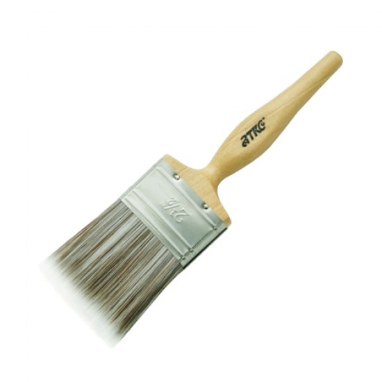 Besi & Logam #SF025 2 1/2" (63.0MM) Paint Brush (100% Synthetic Filament) Wooden Handle