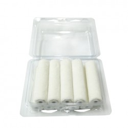 Besi & Logam #4040M 100.0MM (4") 15.0MM x 4.0MM (50% Wool Woven) Mohair Short Pile Roller Sleeve (PC)