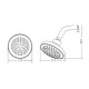 Aimer AMSH-303 ABS Rain Shower 4" (DIA) with Arm (1 Function) Aimer AMSH-303 ABS Rain Shower 4" (DIA) with Arm (1 Function)