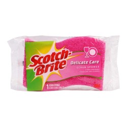 3M Scotch-Brite 435 Delicate Duty Scrub Sponge (1) 111MM (L) x 66MM (W) x 20MM (H)