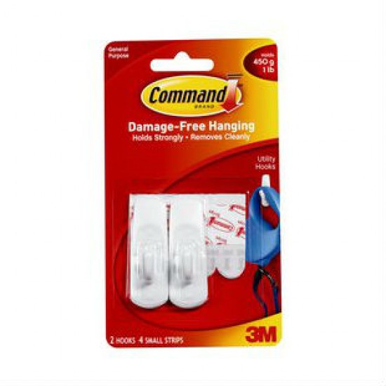 3M Command 17002ANZ Small Hook (2) 3M Command 17002ANZ Small Hook (2)
