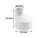 Bina Plastic UPVC Fittings Reducing Socket (Level Invert Reducer) 4" x 3" (110MMx82MM)