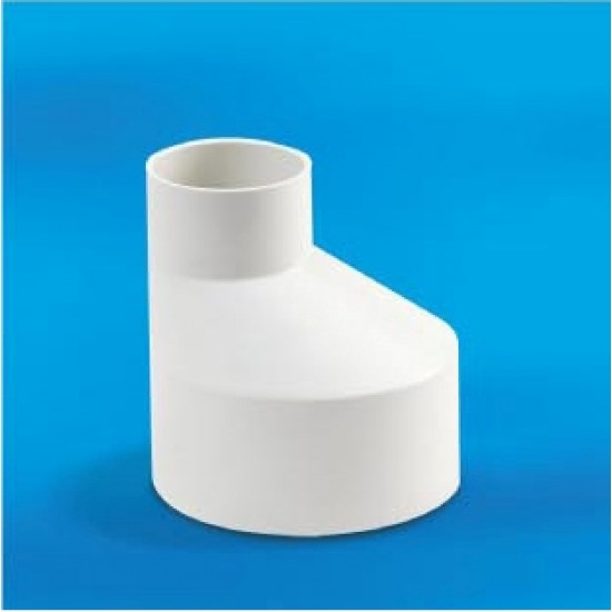 Bina Plastic UPVC Fittings Reducing Socket (Level Invert Reducer) 4" x 3" (110MMx82MM)