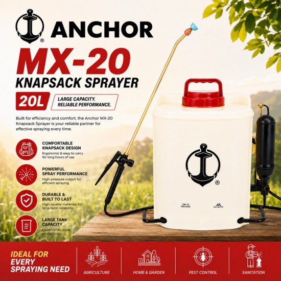 Anchor MX-16/MX-20 Knapsack Sprayer 16L/20L