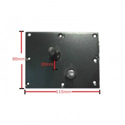 B-Tani Heavy Duty Bar Bender Base Plate 4.0MM  (T) x 3/8" (D) x 115MM (L) x 90MM (W)