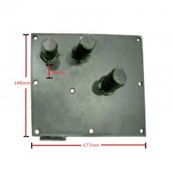 B-Tani Heavy Duty Bar Bender Base Plate 5.0MM (T) x 1/2" (D) x 177MM (L) x 145MM (W)