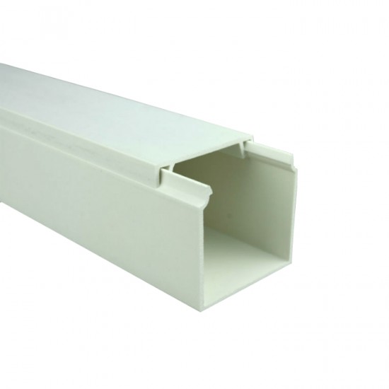 PVC Trunking Casing 2" (W) x 2" (H) x 6' (L) (White)
