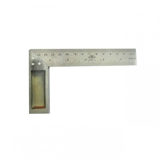 Ordinary Cast Steel Try Square (Sesiku L) 6"