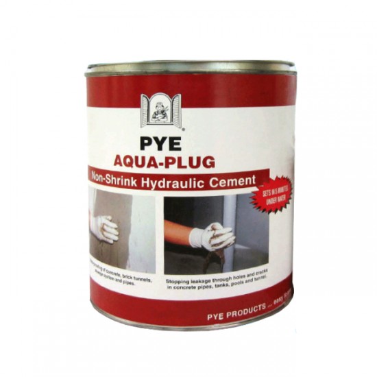 PYE Aqua-Plug Non Shrink Hydraulic Cement 4.5KG
