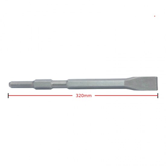 Power Tool Chisel 21MM (DIA) x 320MM (L) Flat