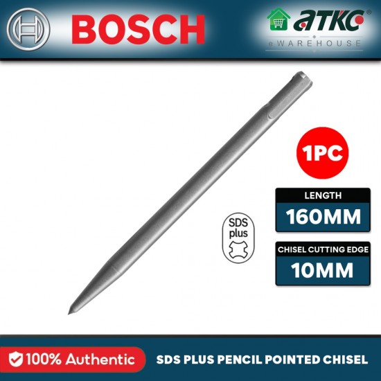 Bosch SDS-Plus Pencil Pointed Chisel 160MM (L) - 2608690120