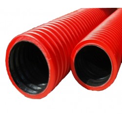 HDPE Double Wall Corrugated Underground Cable Protection Pipe 150MM (D) x 30M (L) with Double End Socket (COIL)