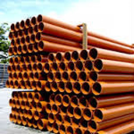 UPVC Underground Brown Pipe 250MM (10") x 5.8M (SIRIM)