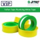 [1PC] VIP #VIP-1208 Teflon PTFE Thread Seal White Tape 12MM (W) x 8M (L) - Yellow Green