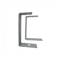 B-Tani Heavy Duty 4" Galvanized Trunking Bracket 2.0 MM (T) 2 1/2" (W1) x 4 3/4" (H) x 4" (W2)