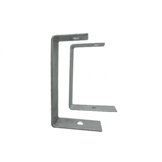 B-Tani Heavy Duty 4" Galvanized Trunking Bracket 2.0 MM (T) 2 1/2" (W1) x 4 3/4" (H) x 4" (W2) B-Tani Heavy Duty 4" Galvanized Trunking Bracket 2.0 MM (T) 2 1/2" (W1) x 4 3/4" (H) x 4" (W2)
