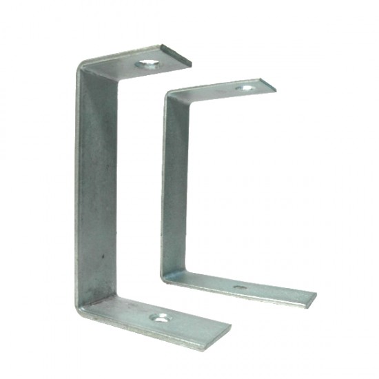 B-Tani Heavy Duty 4" Galvanized Trunking Bracket 2.0 MM (T) 2 1/2" (W1) x 4 3/4" (H) x 4" (W2) B-Tani Heavy Duty 4" Galvanized Trunking Bracket 2.0 MM (T) 2 1/2" (W1) x 4 3/4" (H) x 4" (W2)