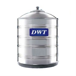 DWT DLE60F Vertical Flat Bottom Without Stand 304 Stainless Steel Water Tank 3000L/660G