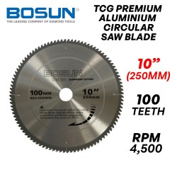 Bosun TCG Premium Aluminium Circular Saw Blade 10" 250MM (D) x 100T x 2.8MM (T) x 30MM (BD)