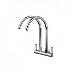 Premio TK-4606R Double Sink Wall Regalia Series Tap
