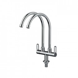 Premio TK-3606R Double Sink Pillar Regalia Series Tap