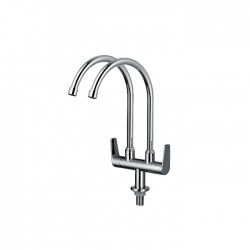 Premio TK-3606S Double Sink Pillar Sienna Series Tap