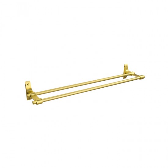 Premio GD-3602 Double Towel Bar 86.5MM (W) x 600MM (L) x 130.5MM (H) Premio GD-3602 Double Towel Bar 86.5MM (W) x 600MM (L) x 130.5MM (H)