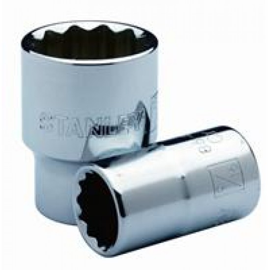 Stanley 86-542-1 12 Point Standard Socket - Metric 10mm Stanley 86-542-1 12 Point Standard Socket - Metric 10mm