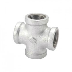Galvanized Iron (GI) Fittings Cross Tee 3/4" (D) x 61MM x 61MM