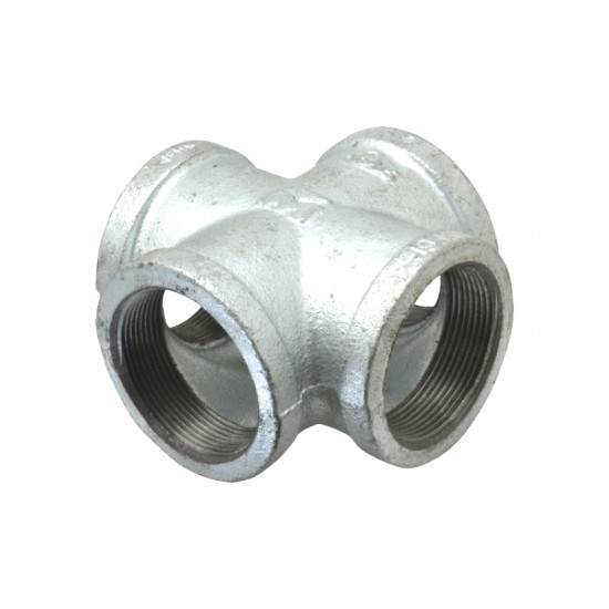 Galvanized Iron (GI) Fittings Cross Tee 3/4" (D) x 61MM x 61MM