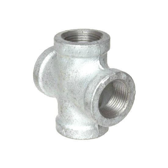 Galvanized Iron (GI) Fittings Cross Tee 1/2" (D) x 53MM x 53MM