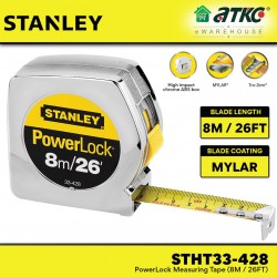 Stanley 33-428-2 PowerLock Measuring Tape Rule 8M (26FT)