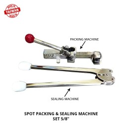  Spot Packing Machine & Sealing Machine Set 5/8" for Mild Steel Strapping