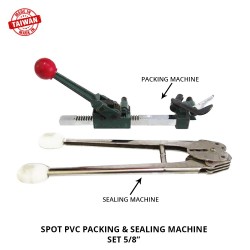 Spot Packing Machine & Sealing Machine Set 5/8" for PVC Strapping
