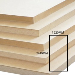 Medium Density Fibreboard (MDF) 9.0MM (T) 1220MM (L) x 2440MM (W)