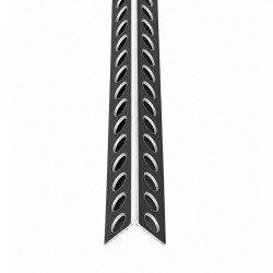 PVC A1-CW Skim Coat Corner Bead 19MM x 19MM x 2MM x 2.5M (L) - Grey + White 