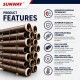 Sunway Keramo Vitrified Clay Pipes (VCP) Straight Pipe 225MM (DIA) x 1.75M (L) (9" x 5.74')