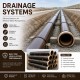 Sunway Keramo Vitrified Clay Pipes (VCP) Straight Pipe 225MM (DIA) x 1.75M (L) (9" x 5.74')