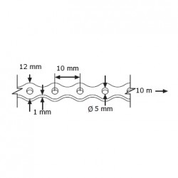 SYW Steel Band 1.0MM (T) 12MM (W) x 10M (L)