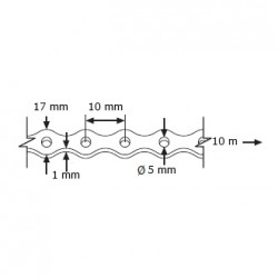 SYW Steel Band 1.0MM (T) 17MM (W) x 10M (L)