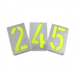 Hunter Stencil Plate Numbers (0-9) 100MM (H)