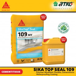 Sika Top Seal 109 Polymer-Modified, Flexible, Cementitious Waterproofing Coating 36KG (Part A: 10KG + Part B: 26KG)