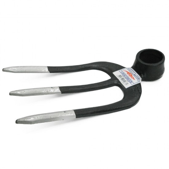Crocodile Steel Fork 3 Teeth without Handle 170MM (W) x 250MM (L) 3.5 LBS