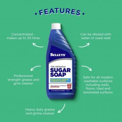 Selleys Sugar Soap All Rounder Grease & Grime Cleaner (750ml)