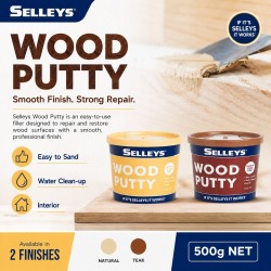 Selleys Wood Putty - Natural/Teak (500g)